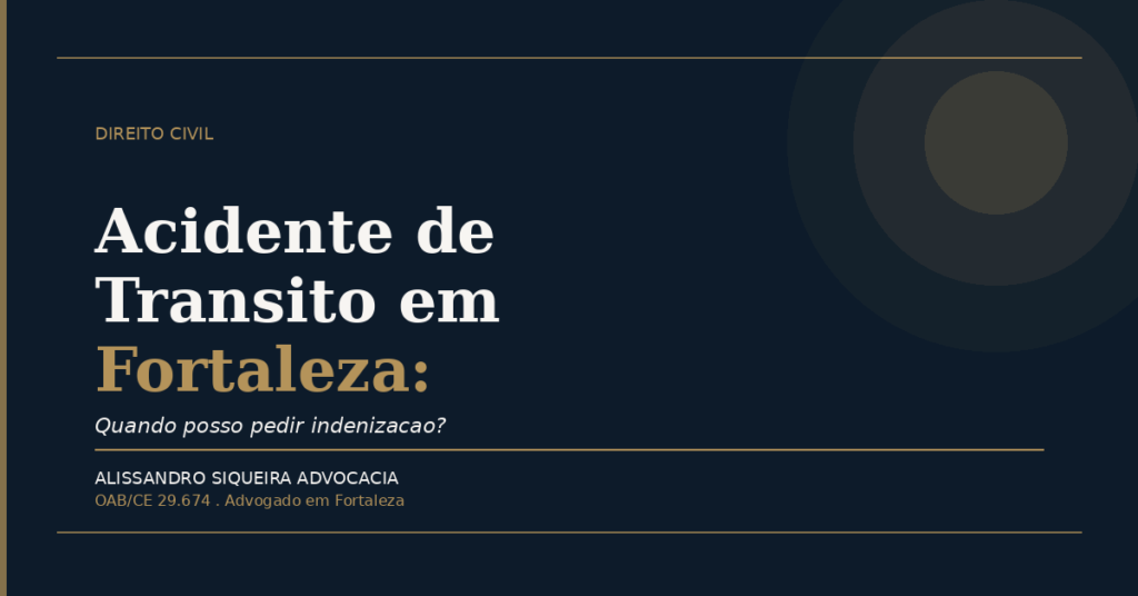 acidente de transito em Fortaleza