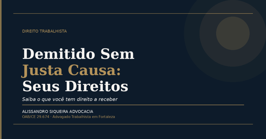 demitido sem justa causa