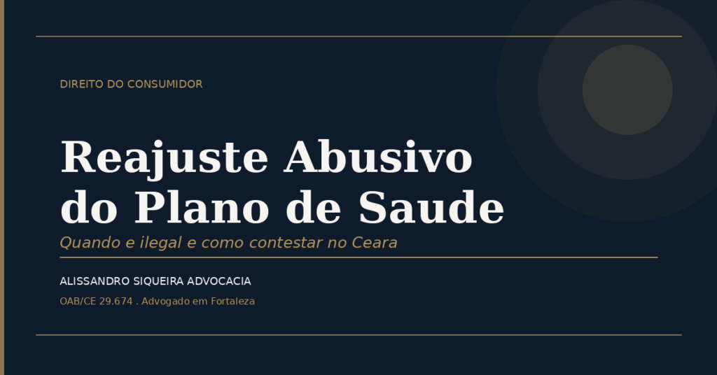 reajuste abusivo do plano de saúde
