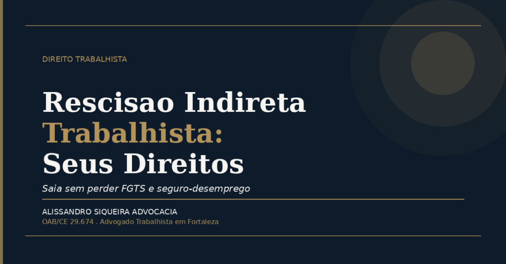 rescisao indireta trabalhista